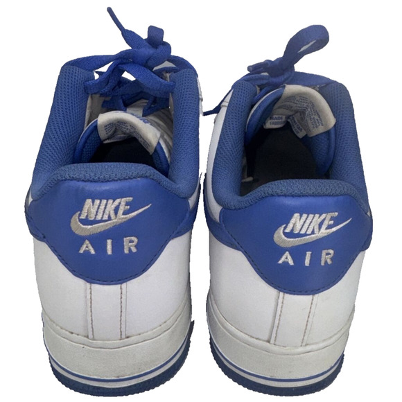 Nike Air Force 1 '07 White Medium Blue DH7561-104 Men's Size 11 - Picture 5 of 9